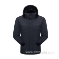 Women's Red Plus Size Spandex Thickened Fleece Parka